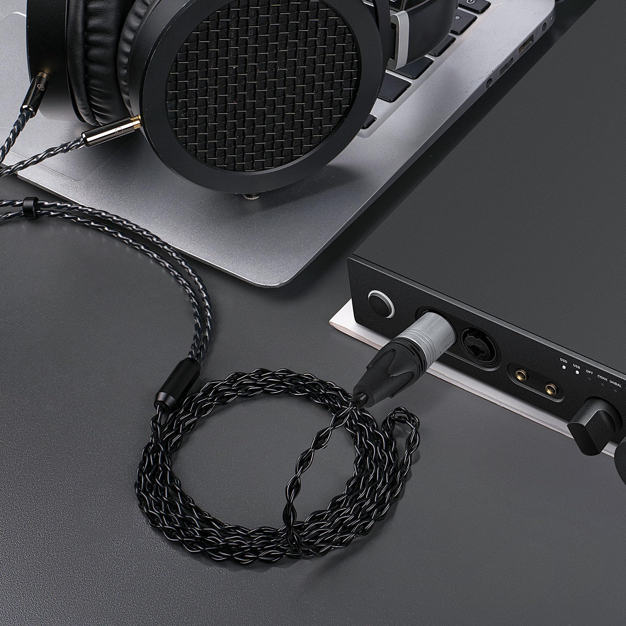 Amazon | Linkidea アップグレード 6N オーディオ ケーブル、HIFIMAN